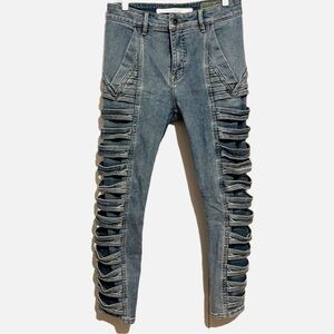 Parasuco Jackie Fit High Rise Skinny Jeans. Size 27. Unique Style.